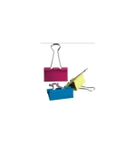 Зажим д/бумаг 25мм цветные Lamark 6шт. BC0323