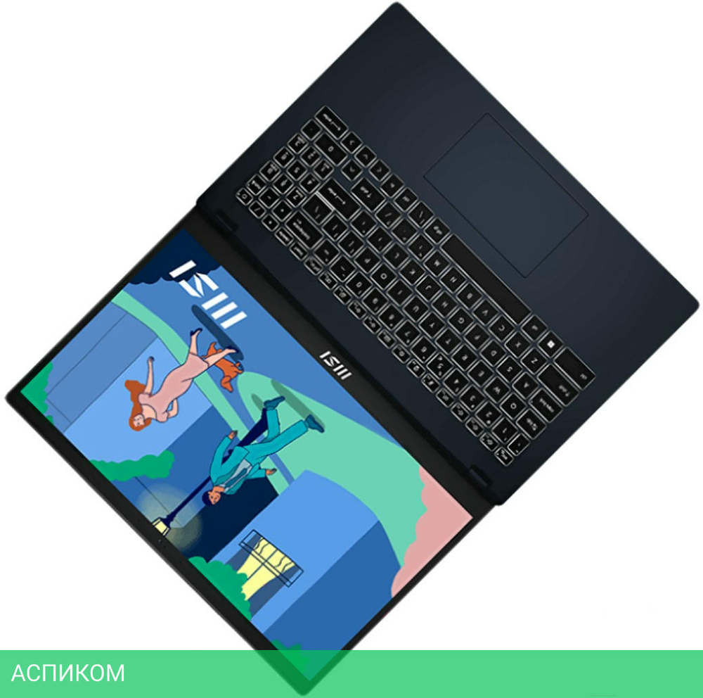 Ноутбук MSI MS-15H1 Modern 15 B12MO-657XBY Windows 11 Pro Star Blue (9S7-15H114-657)