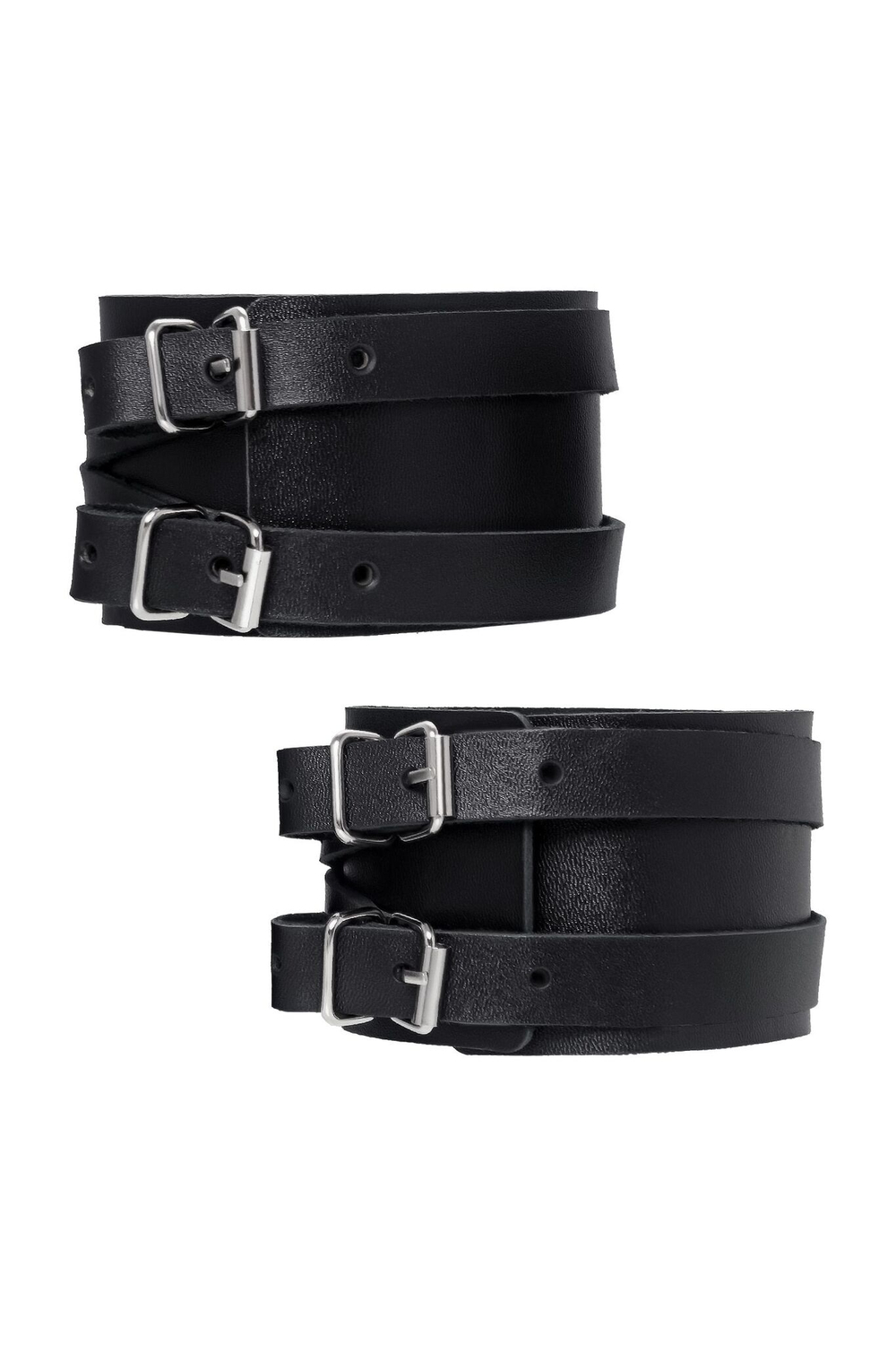 Оковы на ноги Pecado 2214 – натуральная кожа, перекрёстные ремешки