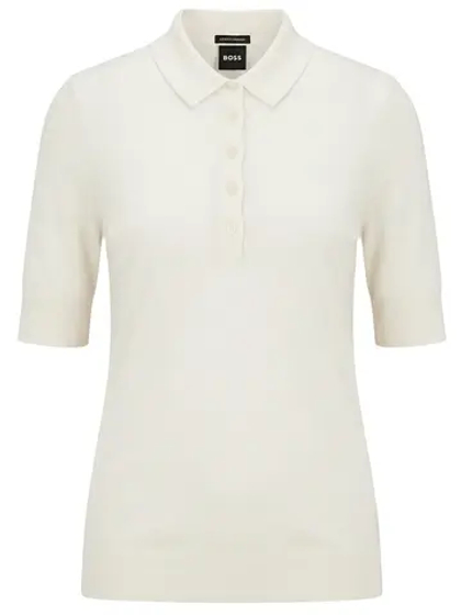 BOSS Поло из мериносовой шерсти
