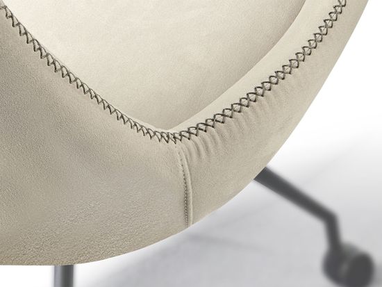 Стул на колесиках Diane белый Испания 