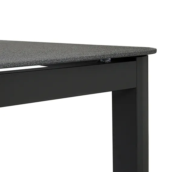 Уличный стол Leif, 160х90х75 см, темно-серый