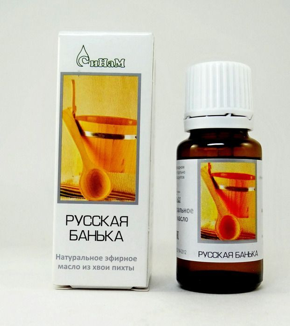 Масло Русская банька из хвои и пихты 15мл.(Синам)