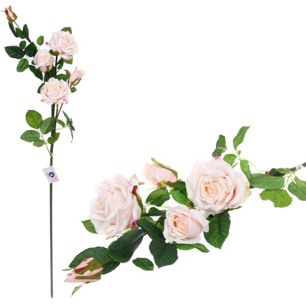 Цветок искусственный «Natur» 95см Роза розовая