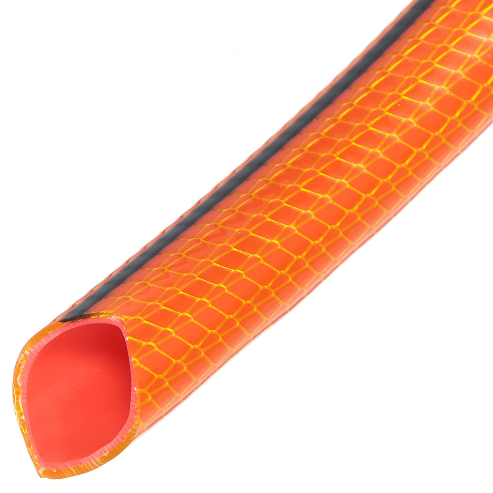 Шланг поливочный, 1/2 '', d15 мм, 21 атм, армир, 20 м, 3 сл, Grandy, Quality, ПВХ, прозрач-оранж, PG