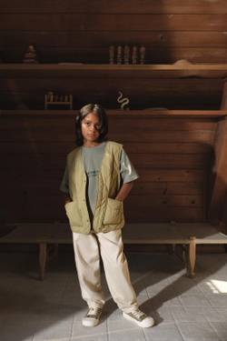 ZARA ПАРКА «2 В 1» С ЖИЛЕТОМ WATER-REPELLENT, ЗОЛОТОЙ