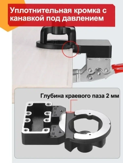 YICITY Шаблон для врезки мебельных петель круглый 35 мм/ Кондуктор для установки петель