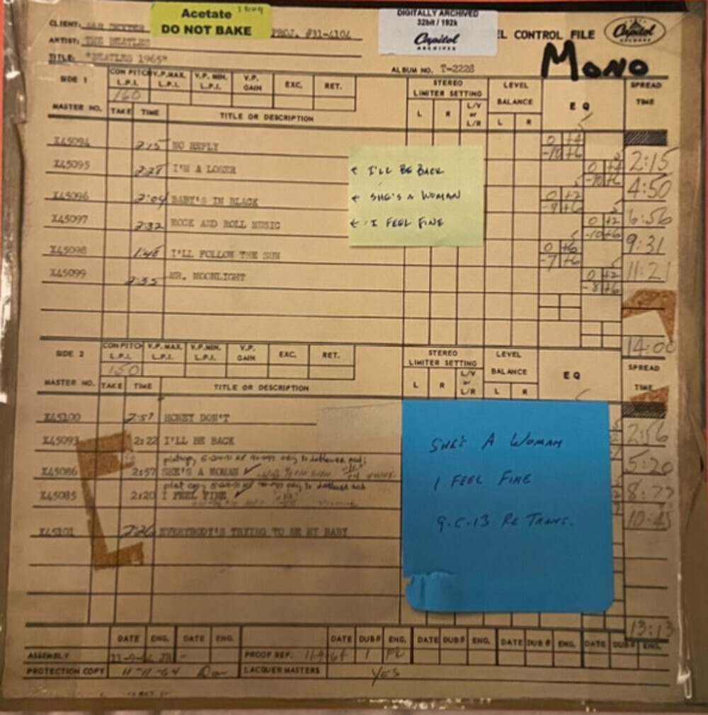 The Beatles / US Albums In Mono (Limited Edition)(8LP)