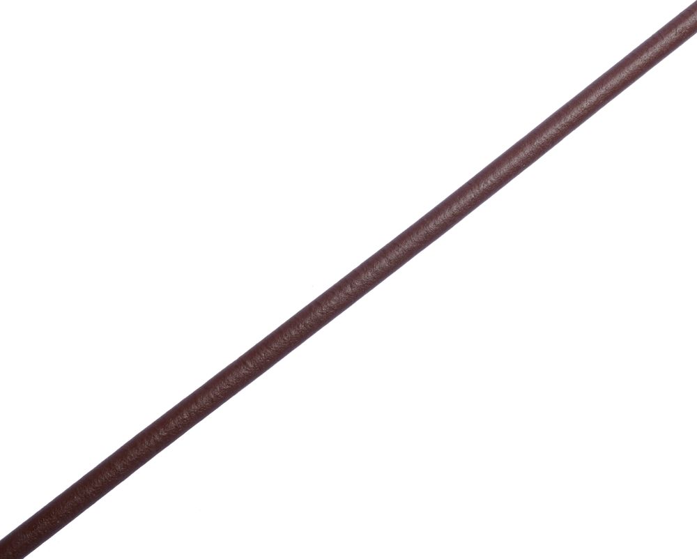 Шнурок круглый коричневый Ø 3.5 мм, дл. 50 см