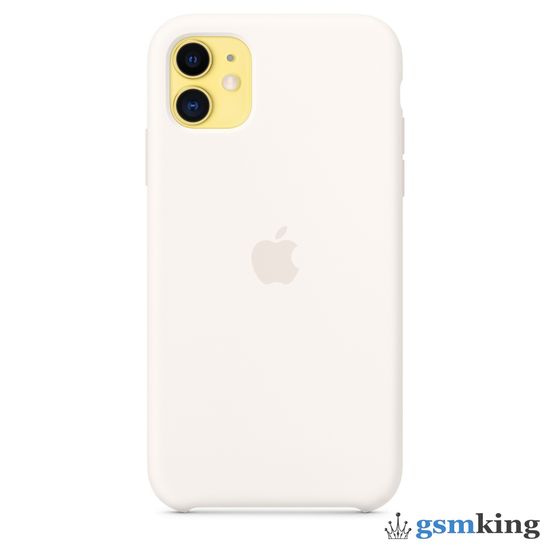 Apple Silicone Case iPhone 11 White (Белый)