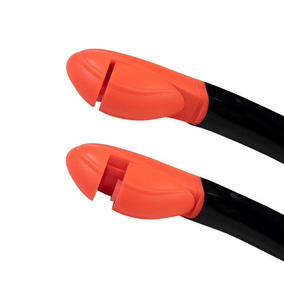 Трубка Scorpena J5 с двумя клапанами черная