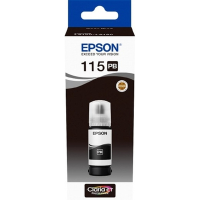 EPSON C13T07D14A  Контейнер 115 с черными чернилами для L8160/L8180