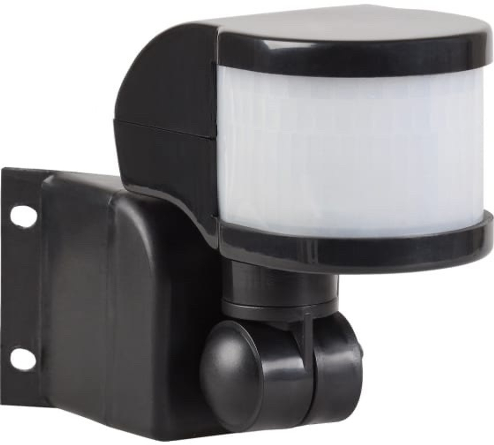 Датчик движения ДД-018В 1100Вт 270град 12м IP44 черный IEK LDD10-018B-1100-002