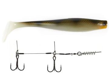 Виброхвосты LJ 3D BBS Series GIANT KUBIRA SWIM SHAD 10,3in (26,00)/PG26 1шт.+Stinger XL