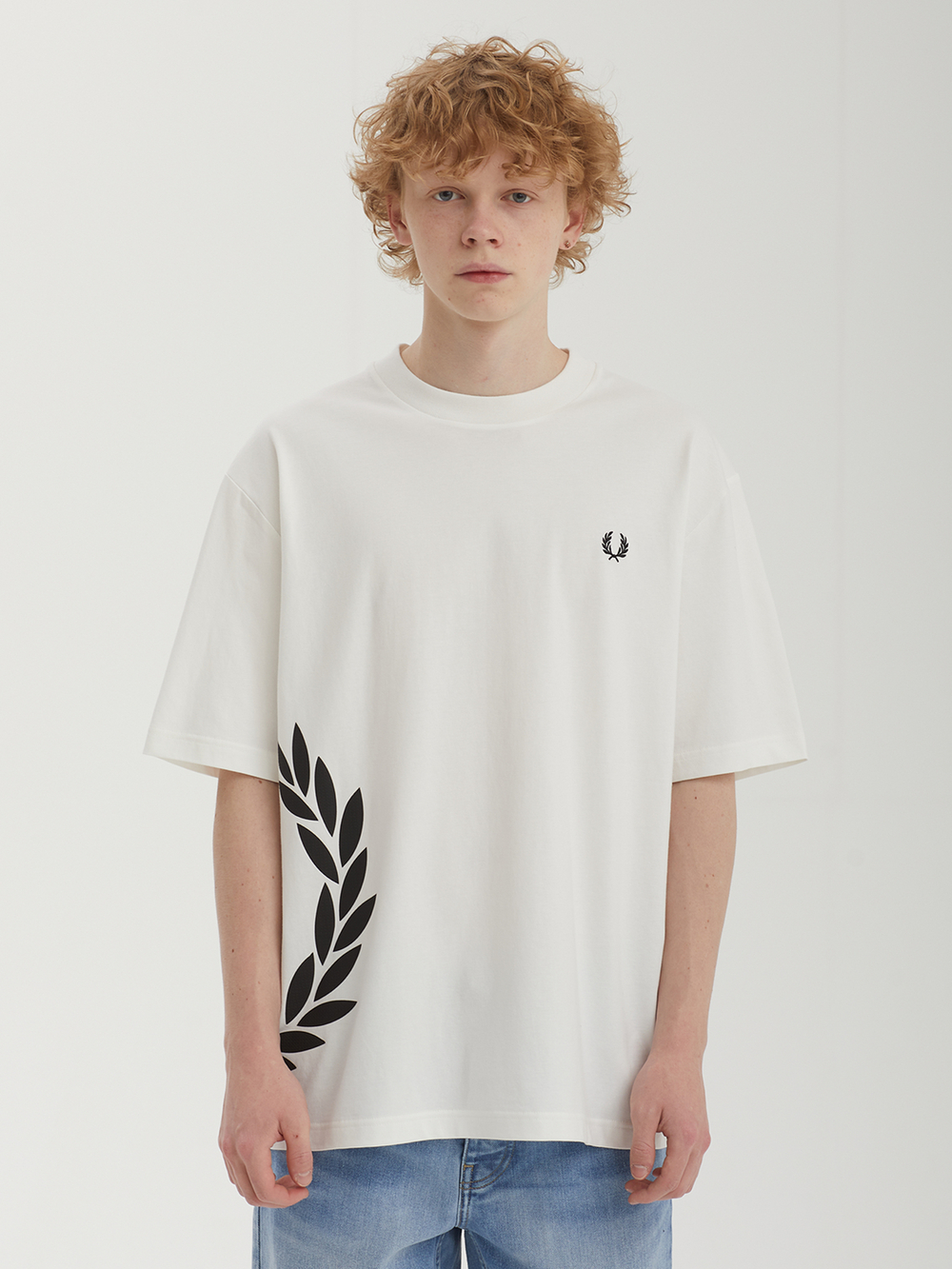 Мужская Футболка КорTextured Laurel Wreath