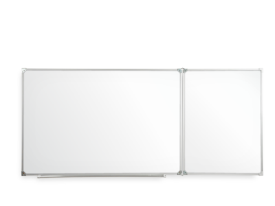 Двухэлементная(П) магнитная полимерная школьная доска 2550х1200 (маркерная)