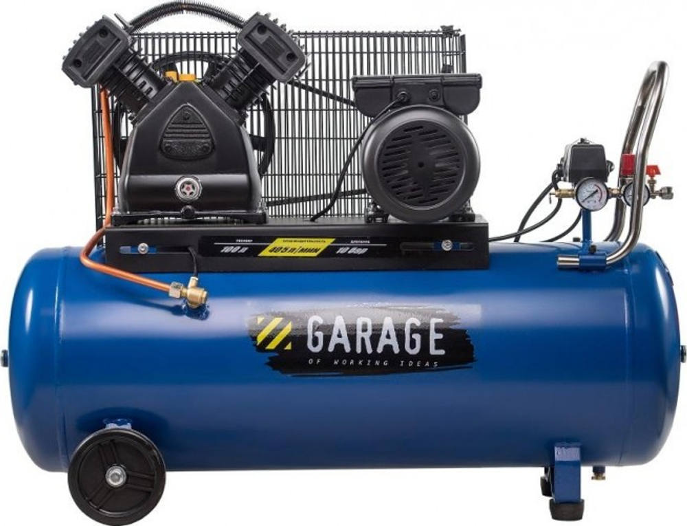 Компрессор поршневой Garage PK 100.MBV400/2.2 8087910