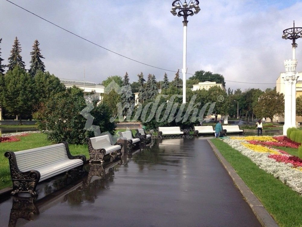 Скамейка чугунная «ВДНХ»