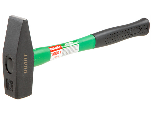 Молоток 1,0кг с фиберглассовой рукояткой ВОЛАТ 10180-10