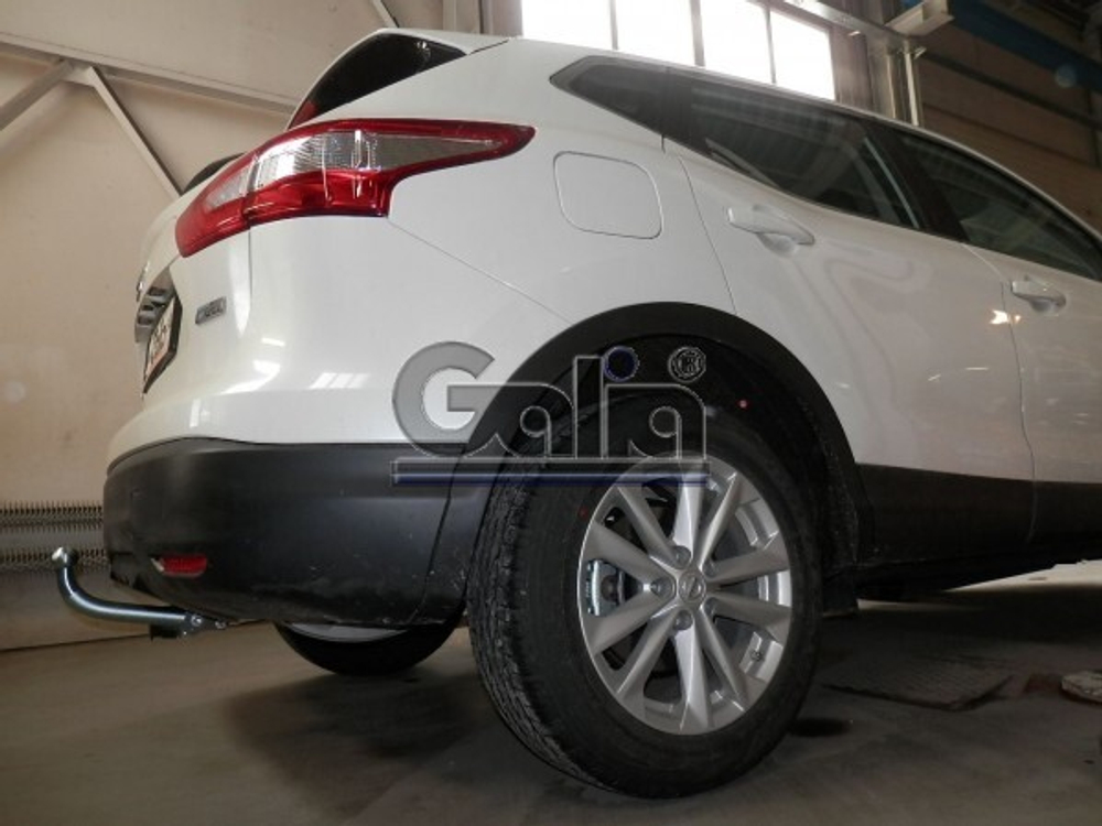 Фаркоп оцинкованный Galia N054C для Nissan Qashqai 2007-2014, Qashqai 2 2014-(паспорт и сертификат в комплекте)(без электрики)