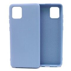 Силиконовый чехол Silicone Cover для Samsung Galaxy Note 10 Lite 2020 (Сиренево-голубой)