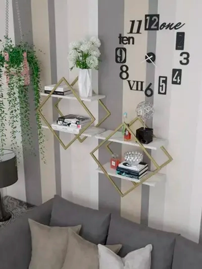 Полка ромб настенная