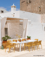 Кресло пластиковое Nardi Net, горчичный