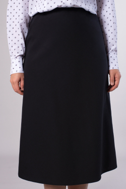 Расклешенная юбка 4147АПА, чёрный #369Чёр014147АПА