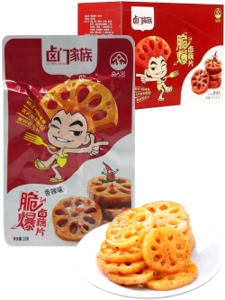 Хрустящие ломтики корня лотоса острые 26 г * 20 шт