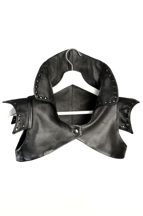 Жилет болеро из натуральной кожи