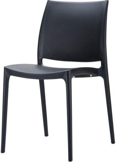 Стул пластиковый Maya черный