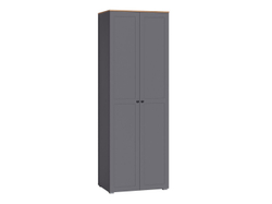 Остин Шкаф для одежды 13.336.02 графит/дуб золотой