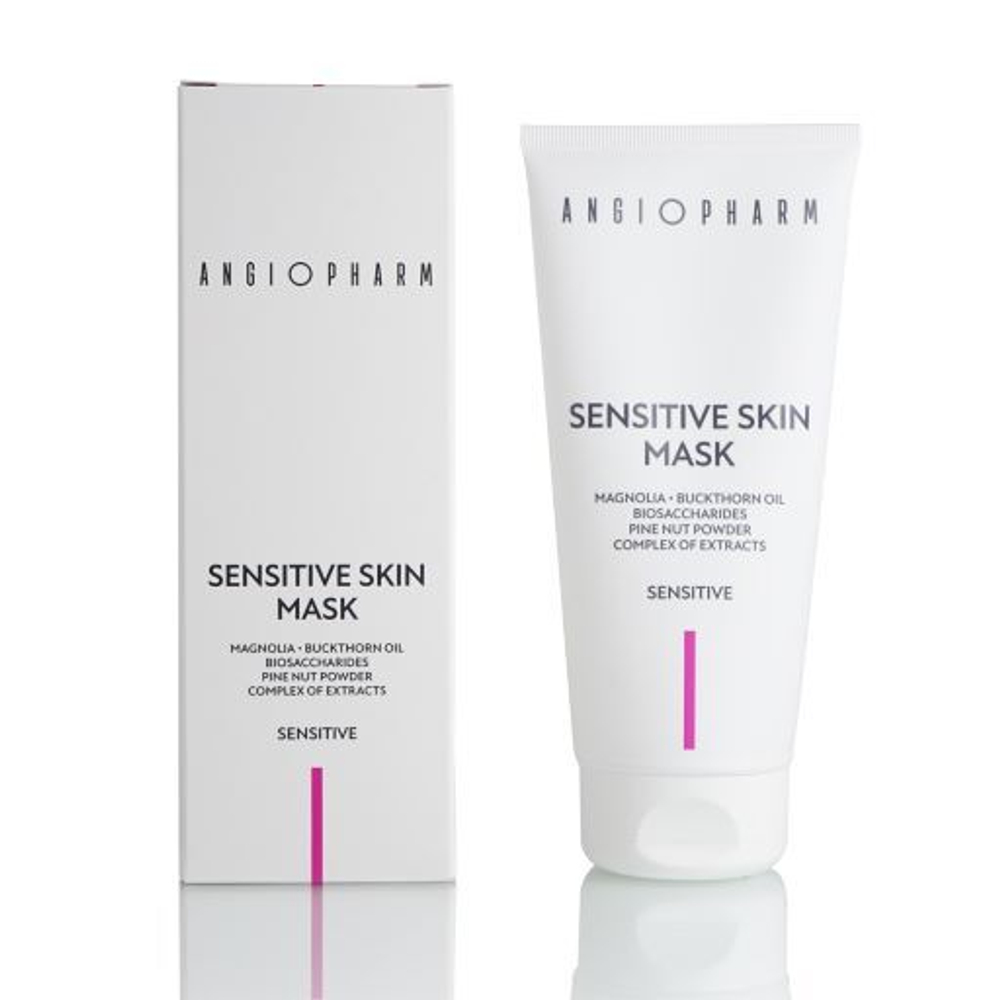 ANGIOPHARM ВОССТАНАВЛИВАЮЩАЯ МАСКА ДЛЯ ЧУВСТВИТЕЛЬНОЙ КОЖИ, 200 мл. | SENSITIVE SKIN MASK