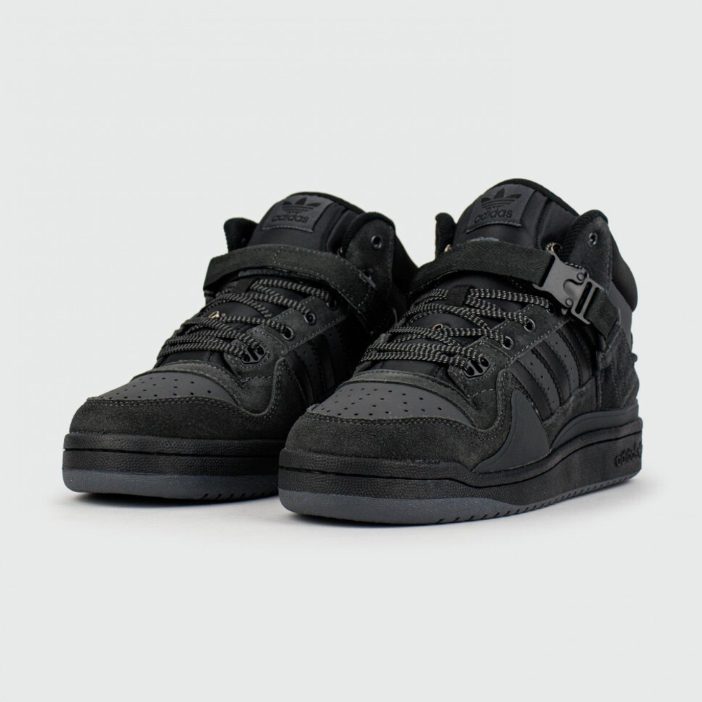 кроссовки Adidas Forum Mid x Bad Bunny Dark Grey Winter