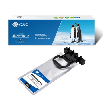 Картридж G&G, аналог Epson C13T946140 (T9461) для WorkForce Pro WF-C5290DW/C5790DW черный (180 мл)