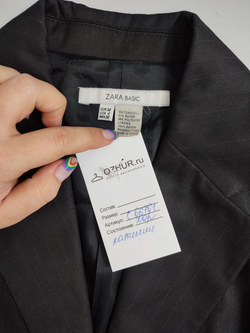 Пиджак Zara черный 40 размер