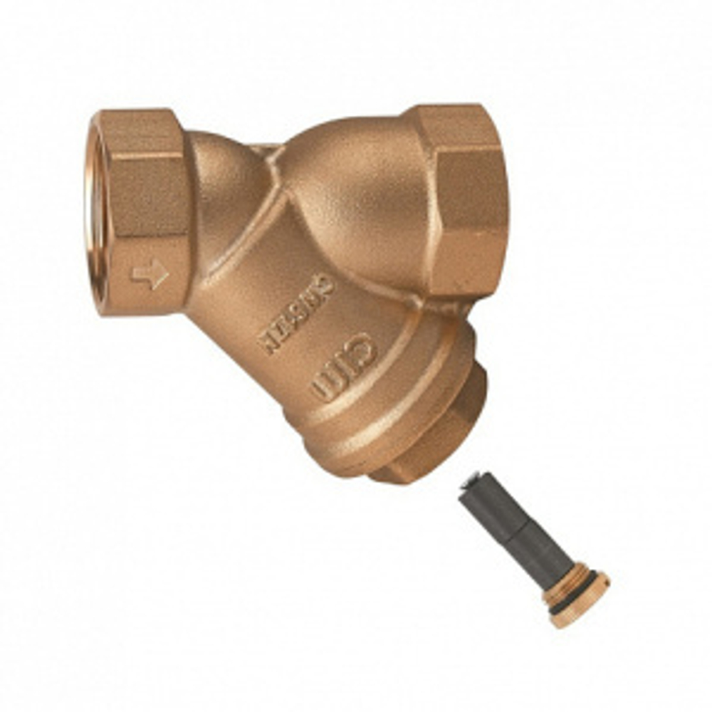Фильтр сетчатый газовый 1/2", ВР-ВР, PN20, корроз. латунь Cimberio