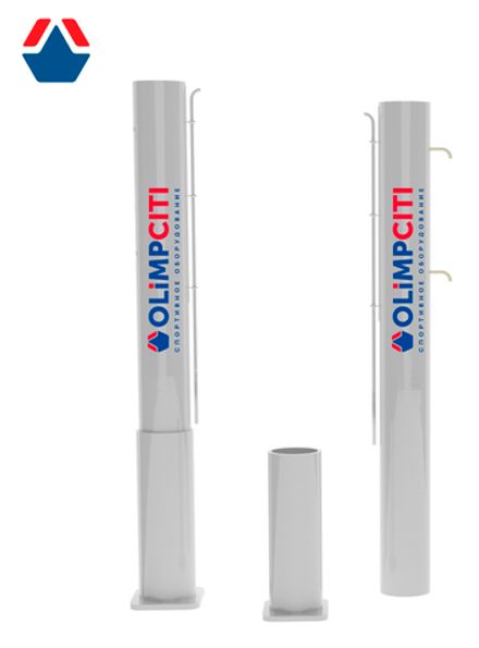 Стойки для большого тенниса стационарные алюминиевые 100х120