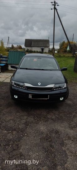 Передние фары Renault Laguna 2 daylight black