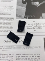 Размерник черный "L" 14 мм