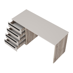 Стол письменный ПС-05, Дуб смоки, Кашемир