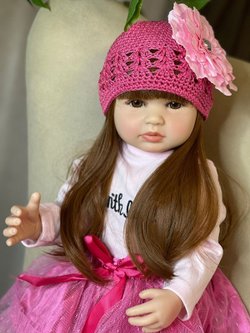 Кукла Реборн виниловая 55см в пакете (FA-320)