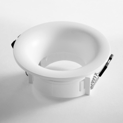 012126 Рамка (светильник) PVC д/LED-модулей 941хх и LED-ламп D50мм LEVIGO ROUND БЕЛЫЙ