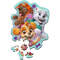 Pazl \ Puzzle \ Пазлы Puzzles - "50 Wooden Contour Puzzle" - A cheerful group of pupies / Viacom PAW Patrol