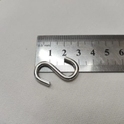 Крючок универсальный S-образный м3 (длина 3 см) - 10 штук