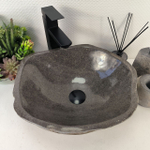 Раковина из речного камня RS-65436 42*37*14 0856