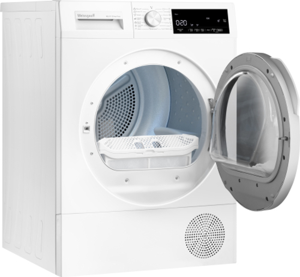 Сушильная машина Weissgauff WD 63121 DS Heat Pump кл.энер.:A++ макс.загр.:15кг белый (436256)