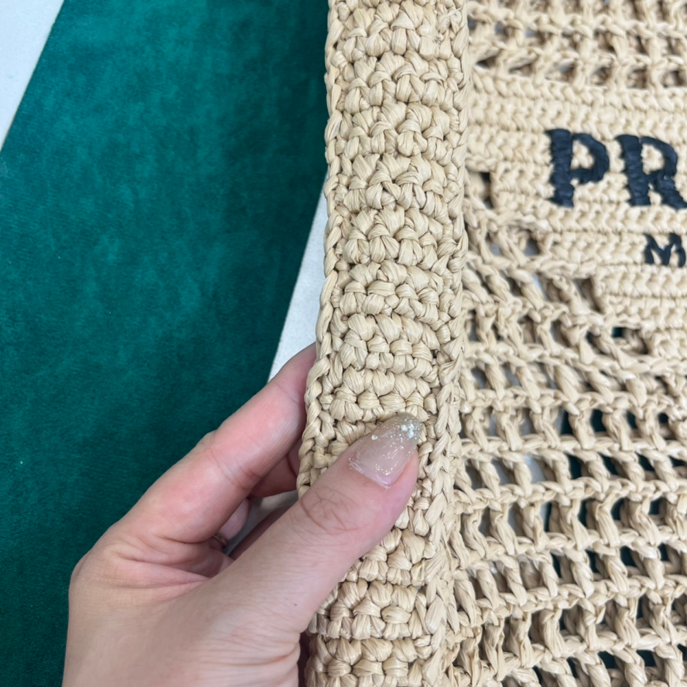 Prada Crochet Tote Bag