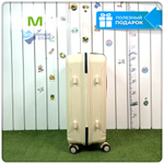 Средний чемодан Mironpan-V, Молочный