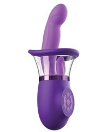 Фиолетовая помпа-вибратор Ultimate Pleasure Pro Plus